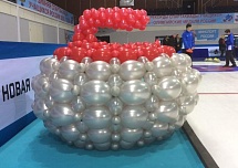 Надписи и фигуры из шаров